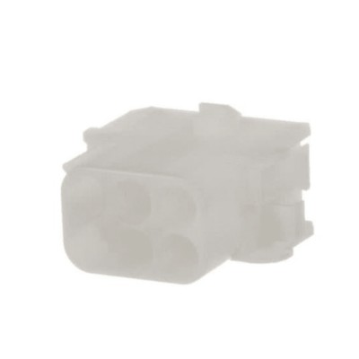 TE Connectivity Universal MATE-N-LOK Female Connector Housing 6.35 mm Pitch 6 Way 2 Row Straight 1-480705-0