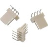 Wurth Elektronik WR-WTB Series Right Angle Through Hole PCB Header, 10 Contacts, 2.54 mm Pitch, 3A Current 61901011021
