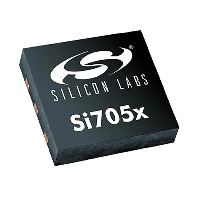 Silicon Labs Digital Output Temperature Sensor Serial-I2C Surface Mount 6-Pin DFN ±0.5°C Si7055-A20-IM