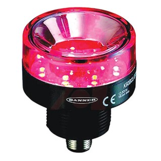 Banner K50BCL Series Green, Red Beacon 30V DC Strobe Base with LED Bulb IP67 K50BCL