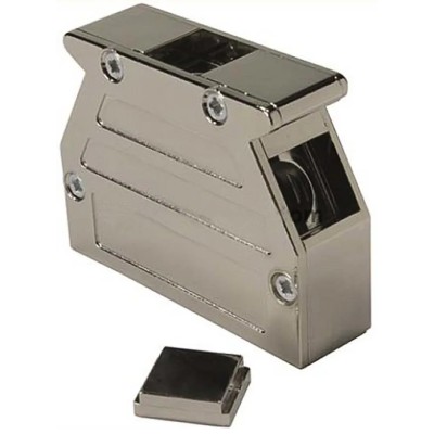 HARTING D-Sub Backshell Metal Plated Plastic Angled, Straight Orientation 37 Way Strain Relief 09670370453