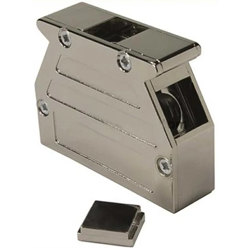 HARTING D-Sub Backshell Metal Plated Plastic Angled, Straight Orientation 37 Way Strain Relief 09670370453