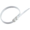 RS PRO Cable Tie Double Locking 382 mm x 9 mm Natural Polyamide 66 Model 865-9663