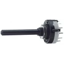 Lorlin 3P Rotary Switch, 150mA Contact Current, Nylon Housing, Solder Terminals CK1046