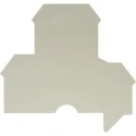Wieland End Cover Accessory for Multi-Tier Feed Through Block with Screw Connection 07.312.1755.0 - APN2,5E
