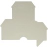 Wieland End Cover Accessory for Multi-Tier Feed Through Block with Screw Connection 07.312.1755.0 - APN2,5E