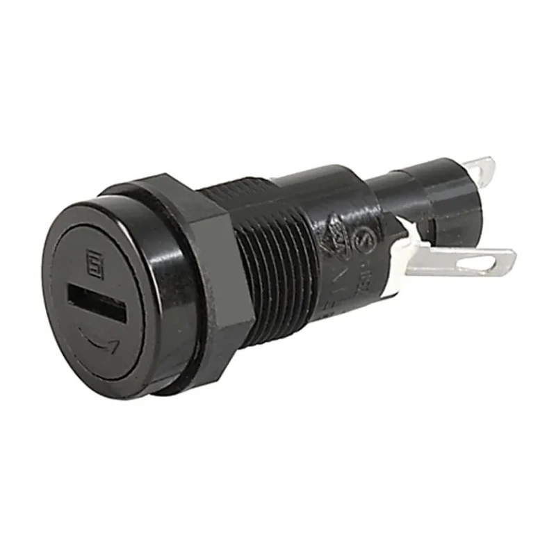 Schurter 10A Panel Mount Fuse Holder for 5 x 20 mm, 250V 0031.1351