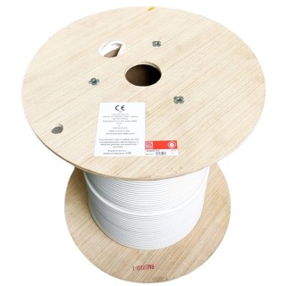 RS PRO Cat6 Ethernet Cable 500 m White U/UTP Low Smoke Zero Halogen Cat6