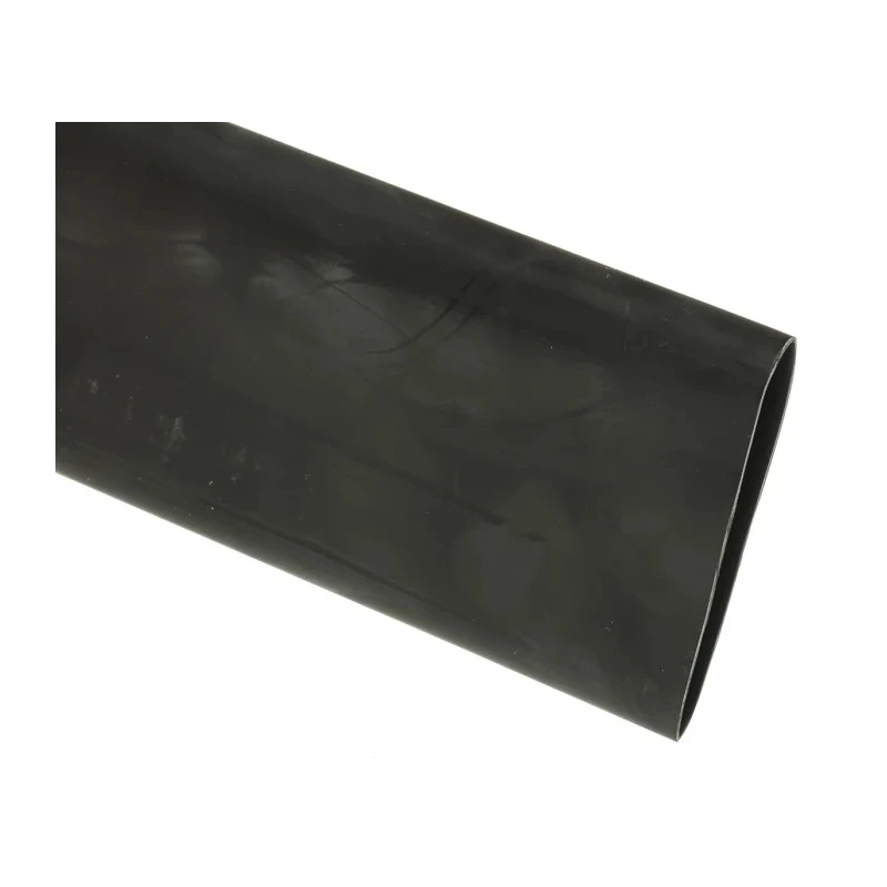 RS PRO Halogen Free Heat Shrink Tubing Black 38.1 mm Sleeve Diameter 1.2m Length 2:1 Ratio 211-6292