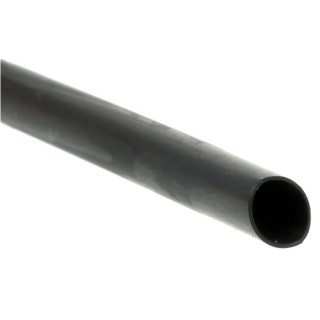 RS PRO Halogen Free Heat Shrink Tubing Black 6.4 mm Sleeve Diameter 1.2 m Length 2:1 Ratio 211-6236