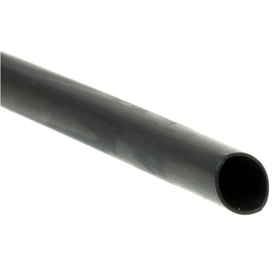 RS PRO Halogen Free Heat Shrink Tubing Black 6.4 mm Sleeve Diameter 1.2 m Length 2:1 Ratio 211-6236