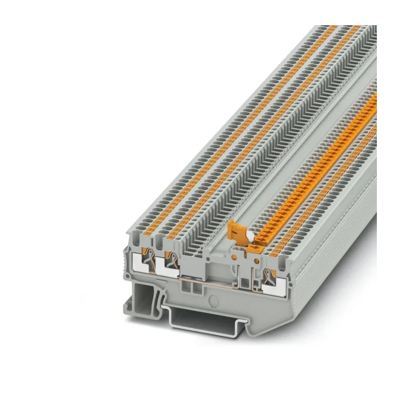 Phoenix Contact PT 1.5/S-TWIN-MT Series Knife Disconnect Terminal Block Grey 400V 10A Push-in 3210311