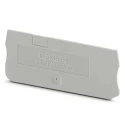 Phoenix Contact D-PT Series Grey Polyamide End Cover for DIN Rail Terminal Blocks 3210303