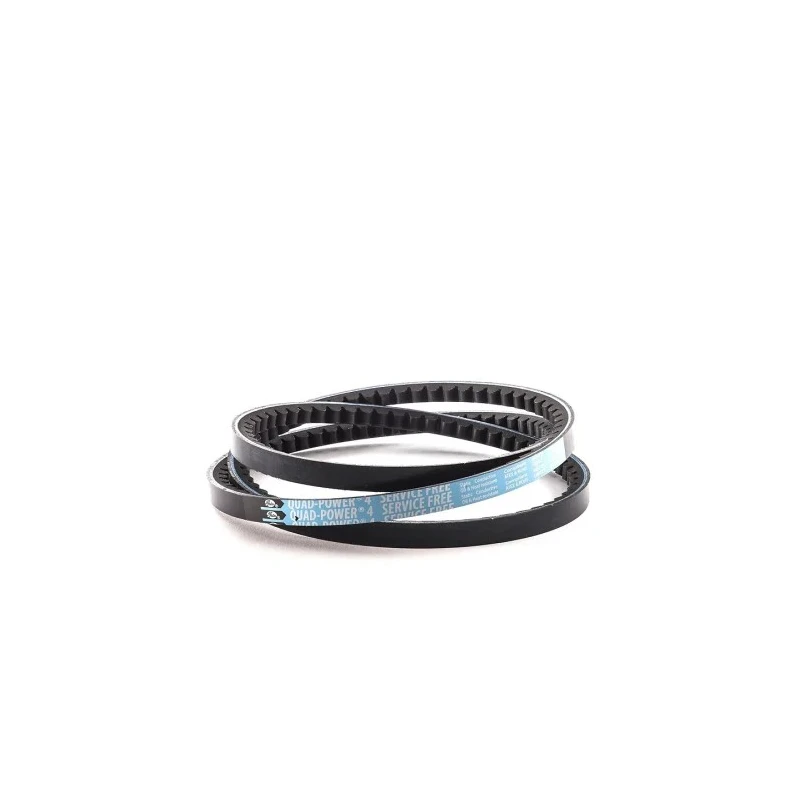 Gates Drive Belt Narrow Narrow Belt Polyester Cord Ethylene Propylene Diene Monomer Rubber 12.7mm Width XPA2482 QUAD-POWER 4