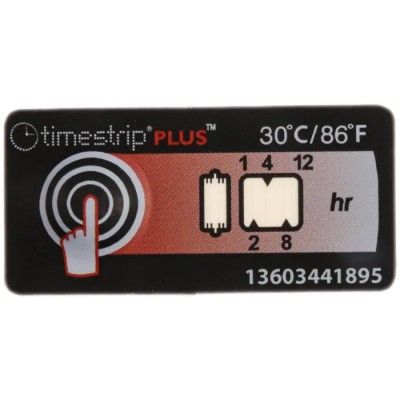 Timestrip Temperature Label Indicator 27 °C to 30 °C 5 Levels TP136