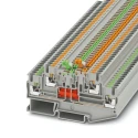Phoenix Contact CLIPLINE PTT Series Knife Disconnect Terminal Block Grey 2-Level Push-in 2.5mm² 16A 3210258