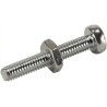 HARTING Locking Screw for DIN 41612 Connector Series 09 02 Silver 09020009909
