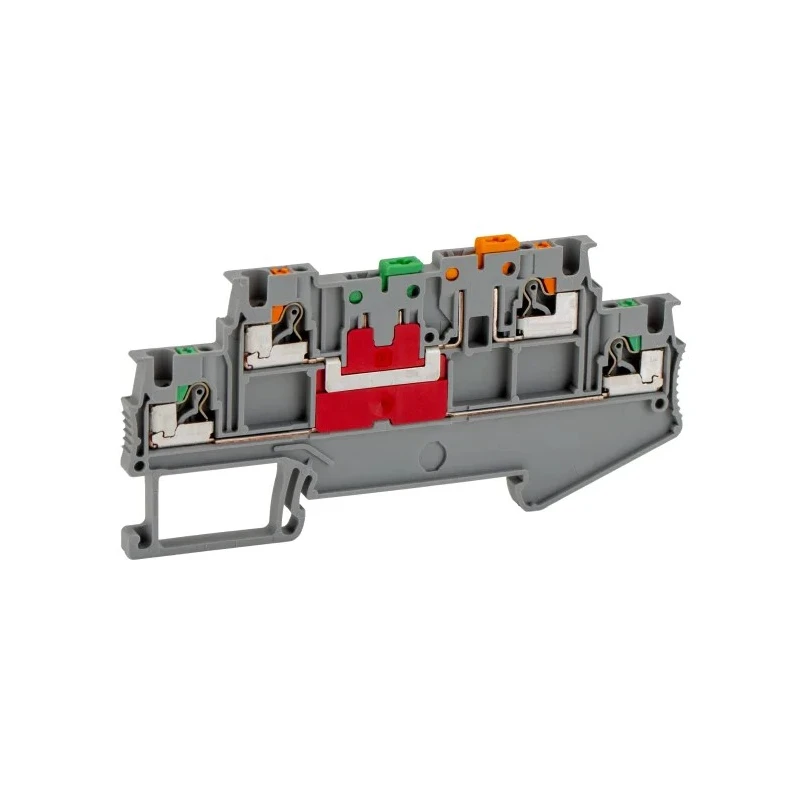 Phoenix Contact CLIPLINE PTT Series Knife Disconnect Terminal Block Grey 2-Level Push-in Termination 400V 9A 3210351