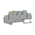 Phoenix Contact CLIPLINE PTT Series Knife Disconnect Terminal Block Grey 2-Level Push-in Termination 400V 9A 3210351
