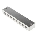 RS PRO 8-Way CE (BS EN 60998) Earth Block, 16AWG Wire, Screw Termination, Brass Housing 867-1007