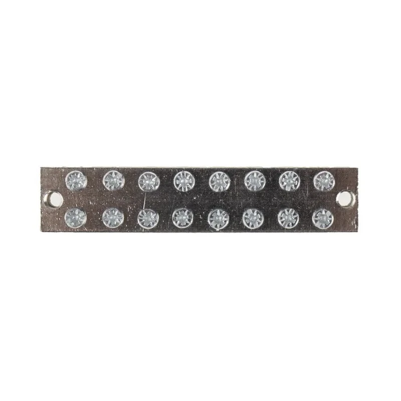 RS PRO 8-Way CE (BS EN 60998) Earth Block, 16AWG Wire, Screw Termination, Brass Housing 867-1007