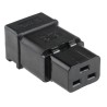 Schurter C19 Straight Cable IEC Connector, 250V 20A Female Rewireable Screw Terminal 4300.0921