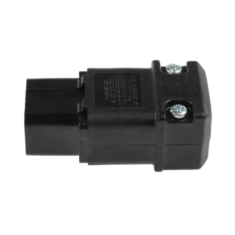 Schurter C19 Straight Cable IEC Connector, 250V 20A Female Rewireable Screw Terminal 4300.0921