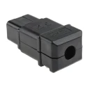 Schurter C19 Straight Cable IEC Connector, 250V 20A Female Rewireable Screw Terminal 4300.0921