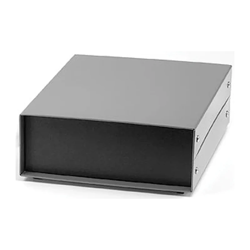 Hammond Black Aluminium Steel Metal Case 127 mm Height, 203 mm Length, 254 mm Width 1458ES