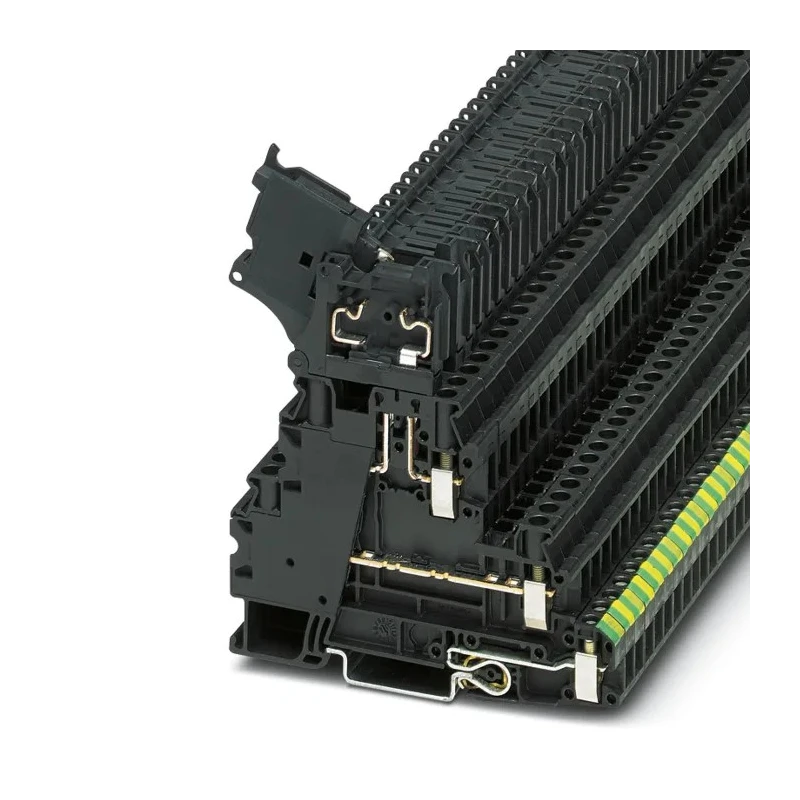 Phoenix Contact Fuse Modular Terminal Block Black 2-Level Fused Screw Termination 28A 500V UT 4-PE/L/HESI 3214320