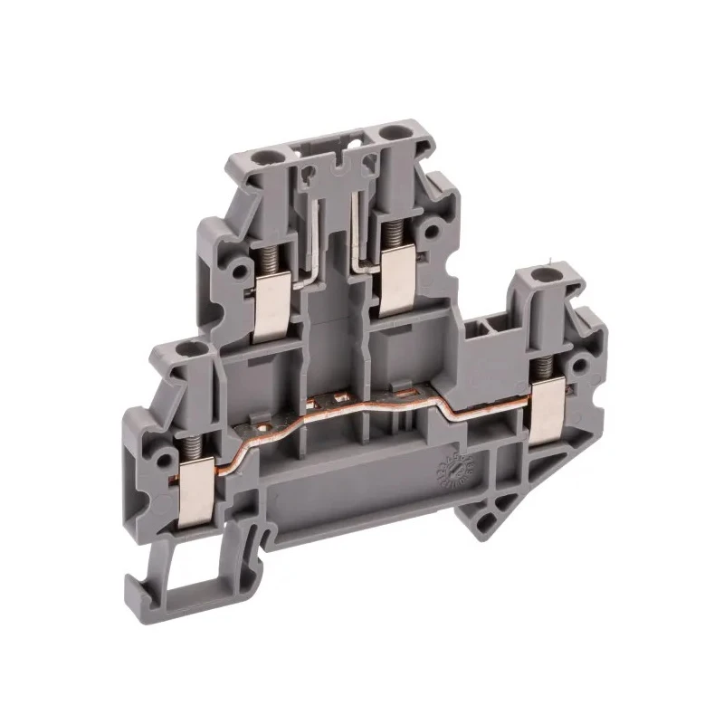 Phoenix Contact CLIPLINE UTTB Series Grey Disconnect Terminal Block, 0.14 mm² to 4 mm² Cable CSA, 2-Level Screw 3044644