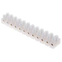 RS PRO Non-Fused Terminal Block 12-Way 4AWG Wire 101A Screw Polyethylene Brass 867-0979