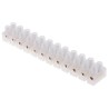 RS PRO Non-Fused Terminal Block 12-Way 4AWG Wire 101A Screw Polyethylene Brass 867-0979