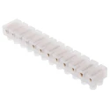 RS PRO Non-Fused Terminal Block 12-Way 4AWG Wire 101A Screw Polyethylene Brass 867-0979