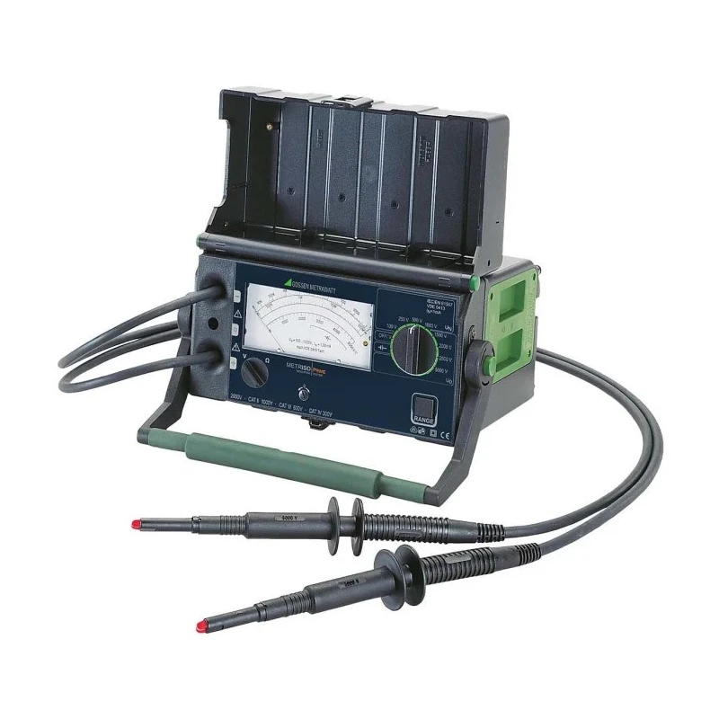 Gossen Metrawatt METRISO PRIME Insulation Tester, 100 V Min, 5000 V Max, 100 GΩ CAT IV, CAT III, CAT II M550T