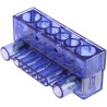 RS PRO Commoning Block 6 Way, 750V, 40A, Transparent Polycarbonate Housing 868-0799