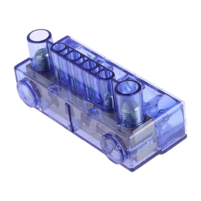 RS PRO Commoning Block 6 Way, 750V, 40A, Transparent Polycarbonate Housing 868-0799