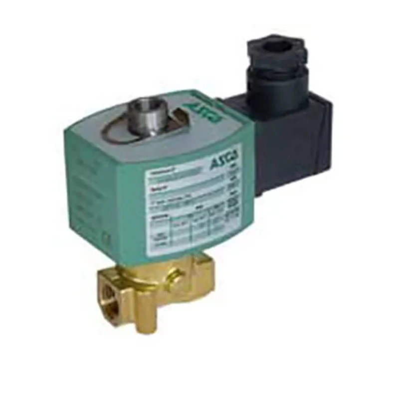 EMERSON ? ASCO Solenoid Valve, 3 Port, Normally Closed, 24V DC, 1/4 in Brass Body E314K035S1N01F1