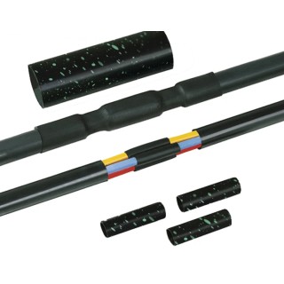 HellermannTyton LVK Series Halogen-Free Cable Joint Kit for 25 to 150 mm² Low Voltage Cables 380-04010 LVK-4x25-150-PO-X-BK