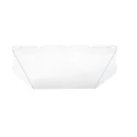 MSA Safety Clear Polycarbonate Face Shield with Brow Guard, Chemical Splash and Impact Resistant 10154949