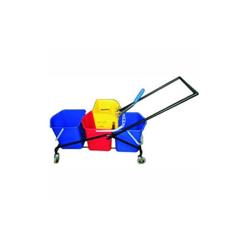 3-bucket-mop-trolley