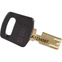 Brady Black Nylon Plastic Padlock with 4.72 mm Shackle Diameter and 25.40 mm Shackle Length 150184