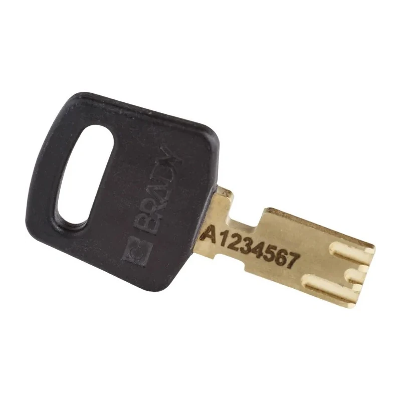 Brady Black Nylon Plastic Padlock with 4.72 mm Shackle Diameter and 25.40 mm Shackle Length 150184