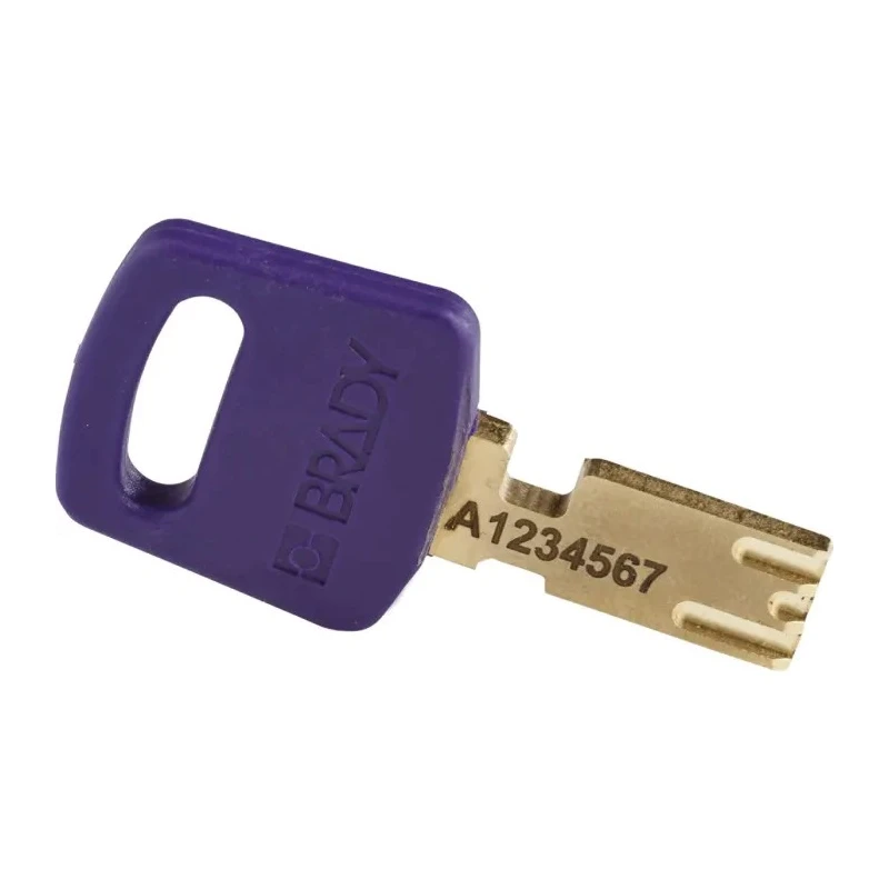 Brady Purple Padlock Nylon Plastic 6.35 mm Shackle Diameter, 38.1 mm Shackle Length 150272