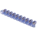 RS PRO BM Series Non-Fused Terminal Block, 10-Way, 1.5mm² Wire Screw, Panel Mount, 450V, Polycarbonate Housing 868-0768