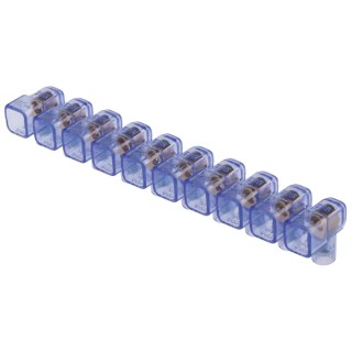 RS PRO BM Series Non-Fused Terminal Block, 10-Way, 1.5mm² Wire Screw, Panel Mount, 450V, Polycarbonate Housing 868-0768