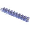 RS PRO BM Series Non-Fused Terminal Block, 10-Way, 1.5mm² Wire Screw, Panel Mount, 450V, Polycarbonate Housing 868-0768