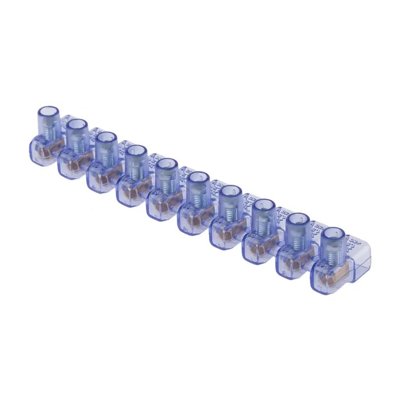 RS PRO BM Series Non-Fused Terminal Block, 10-Way, 1.5mm² Wire Screw, Panel Mount, 450V, Polycarbonate Housing 868-0768