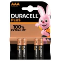 Duracell Alkaline AAA Battery 1.5 V AAA +/PWR P4 RS