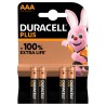 Duracell Alkaline AAA Battery 1.5 V AAA +/PWR P4 RS